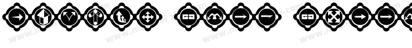 Mickey Ears Extra卡通英字体转换